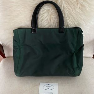 Prada hard handle tote bag - 100% authentic
